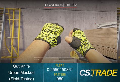 Gut Knife Urban Masked Cs Skin