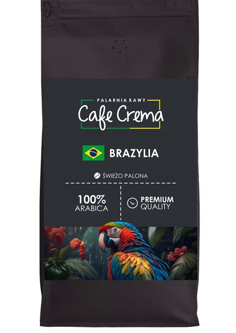 Kraftowa Kawa Ziarnista Wie O Palona Brazylia Kg Arabica