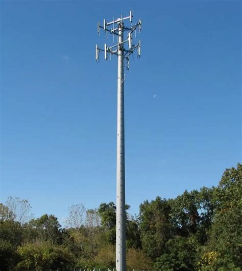 China Customized Monopole Tower Telecommunication Manufacturers And