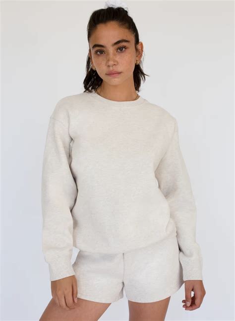 Tna Cozy Fleece Perfect Crew Sweatshirt Aritzia Us