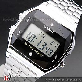 Casio Digital Vintage Natural Diamonds Watch A159WAD 1DF A159WAD