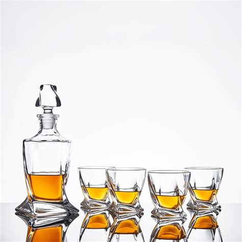 Twisted Whiskey Decanter Set