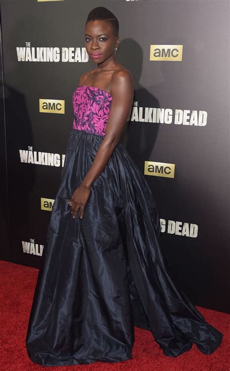 Danai Gurira From The Walking Dead Stars At Season 6 Premiere E News