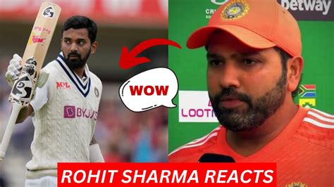 Rohit Sharma Reacts On Kl Rahuls Batting Rohit Sharma Interview