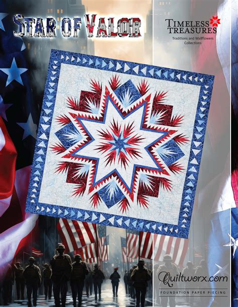 Star Of Valor Quilt Patterns Marketplace Quiltster