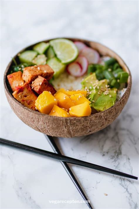 Vegan Poke Bowl Recipe The Hawaiian Plant Based Hype Vegan Recipes