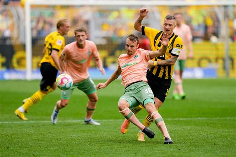 Borussia Dortmund Suffers Shock 2 3 Defeat After Werder Bremen Triumphs