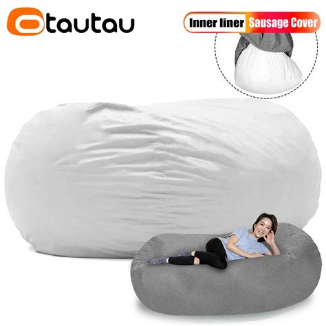 Otautau Ft Sausage Mesh Insert Inner Liner Cover Beanbag Sofa