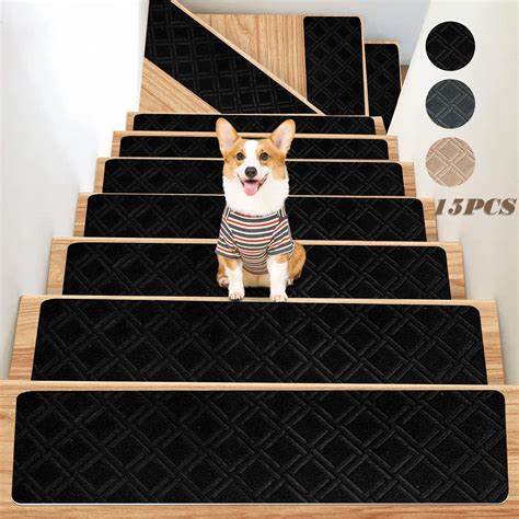 PALIFEUR Stair Treads for Wooden Steps, 15 Pcs Soft Stair Treads, 8 x