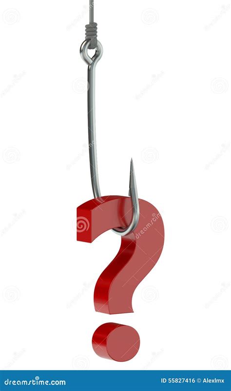 Fishing Hook With Question Mark Stock Illustration Illustration Of