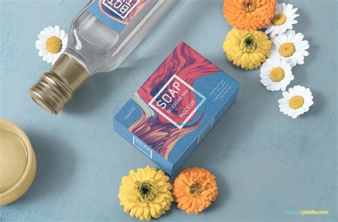 Soap Mockup Best Free Soap Packaging Box Psd Templates