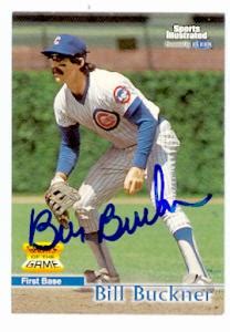 Bill Buckner autographed Baseball Card (Chicago Cubs) 1999 Fleer Greats ...