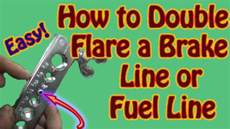 Diy How To Make A Double Flare To Repair Brake Lines And Fuel Lines