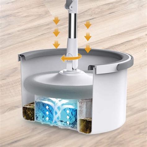 Livington Clean Water Spin Mop Frischwasser Wischsystem Mediashop