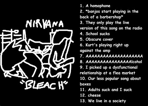 Nirvana - Bleach : r/albumsinanutshell