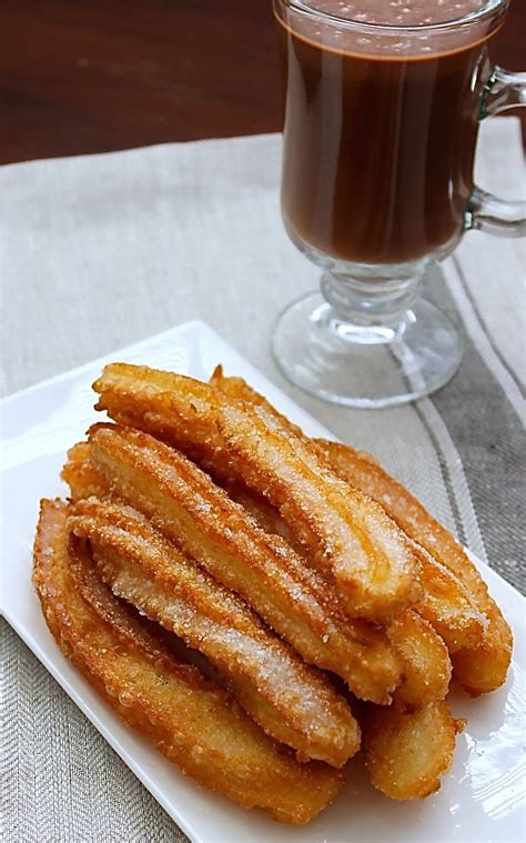 Churros With Hot Chocolate Enrilemoine