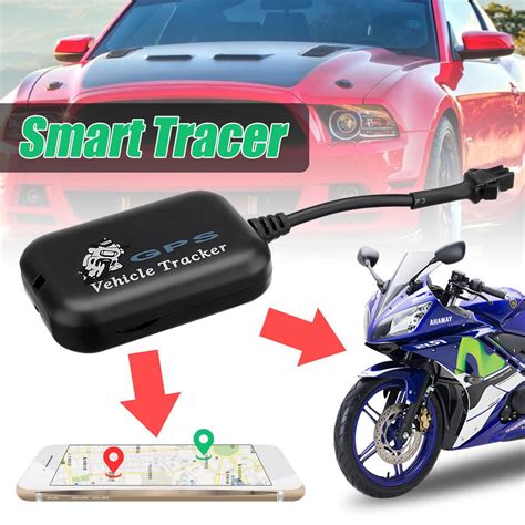 Mini Vehicle Gps Tracker Car Motorcycle Rear Time Gsm Gprs Gps Locator