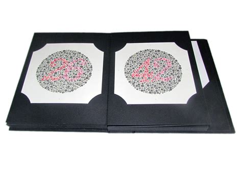 Buy Ishihara Colour Vision Test Book For Color Deficiency 24 Plates