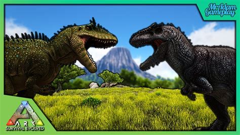 Ark Survival Evolved The Island Ep Carcha Vs Giga Youtube