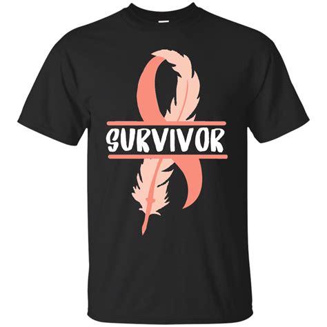 Survivor Uterine Cancer Awareness T Shirt Minaze