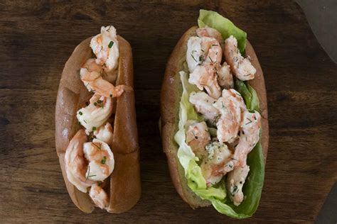 Shrimp Sandwiches Lobster Roll Style Culinary Ginger