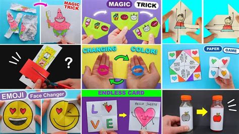 9 Best paper craft ideas: Paper Magic Tricks and Origami Transformations...