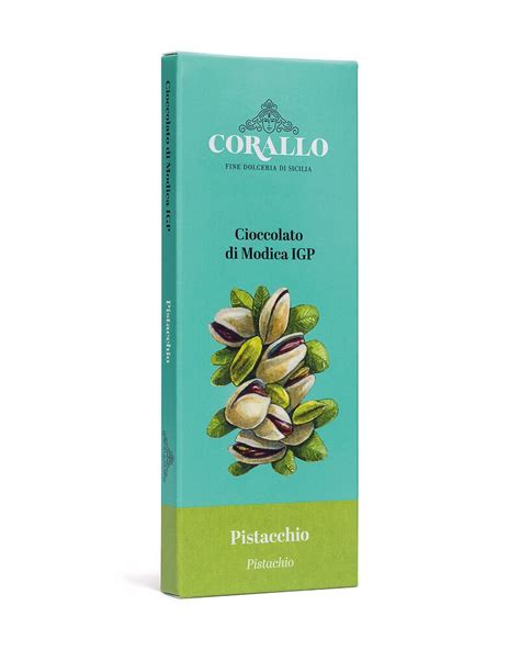 Cioccolato Di Modica IGP Al Pistacchio Siciliano