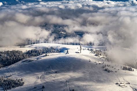 Luftaufnahme Feldberg Schwarzwald Winterluftbild Vom Feldberg