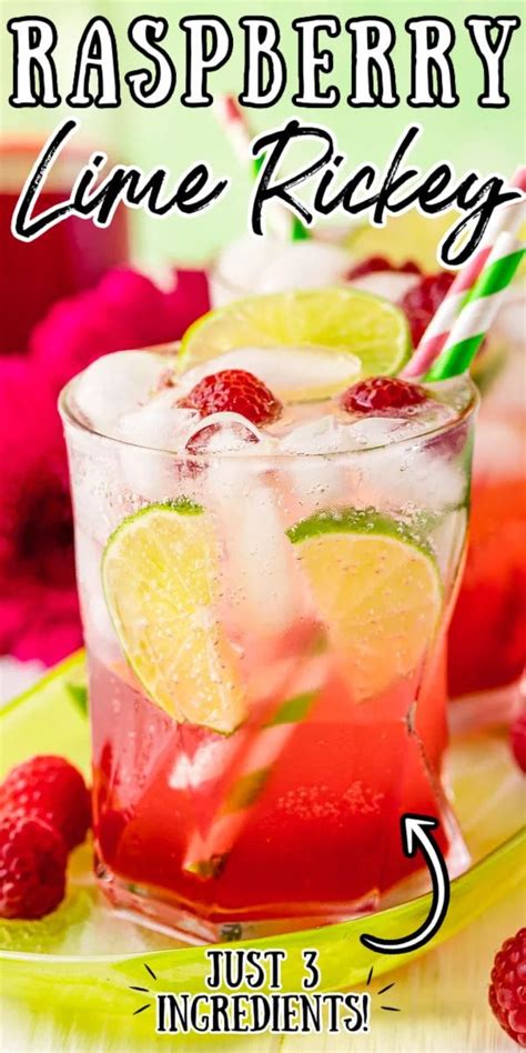 This Raspberry Lime Rickey Recipe Is A Sweet Tart And Oh So Refreshing Drink Made With Lime