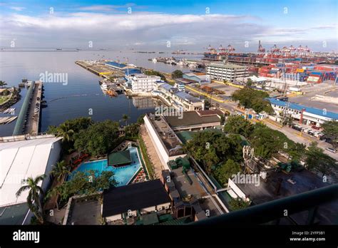 Nov 1 2024 Landscape Of Manila Ship Port In Manila Bay Manila City