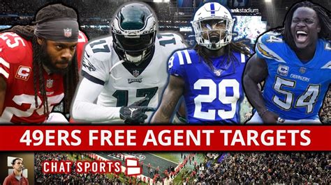 49ers Free Agency Rumors Free Agent Targets 49ers Could Sign In NFL