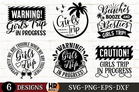 Girls Trip Bundle Girls Weekend SVG Graphic By HRdigitals Creative