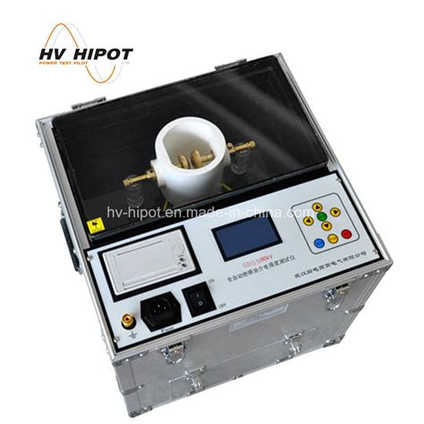 80100kv Breakdown Voltage Oil Tester Bdv Test Device For Transformer