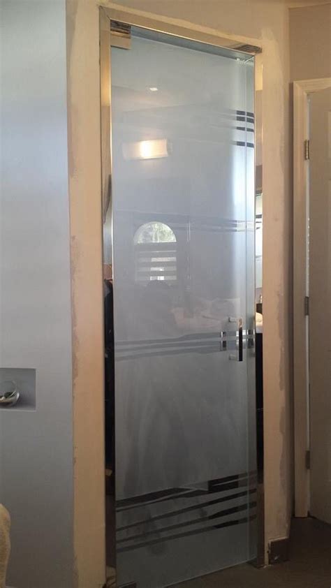 Custom Glass Door With Stainless Steel Frame Glass Shower Doors Glass