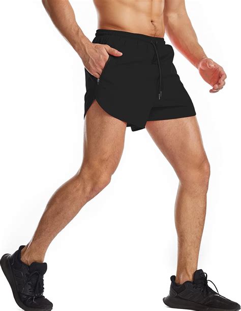 Suwangi Herren Sport Shorts Laufshorts Kurze Hose Schnell Mit Innenslip