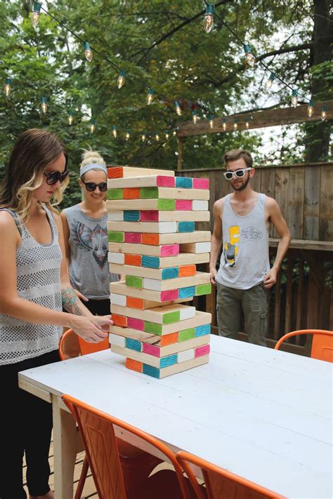 Giant Jenga A Beautiful Mess