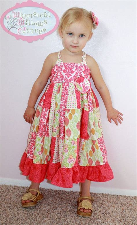 Pennys Patchwork Twirly Dress Pdf Pattern By Createkidscouture