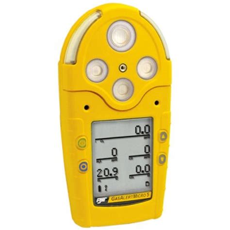 Bw Gas Alert Micro 5 Multi Gas Detector Lel O2 Co H2s