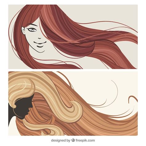 Long Hair Vectors Photos And Psd Files Free Download