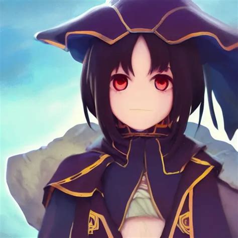 KREA Megumin From Konosuba As A Realistic D D Fantasy Fire Mage