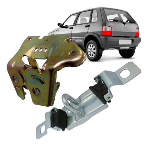 Kit Fechadura Batente Porta Malas Fiat Uno 2010 2011 2012