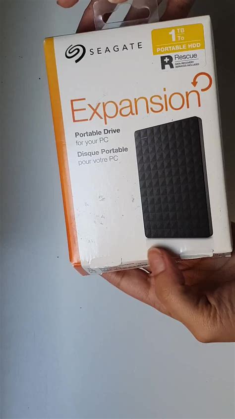 Hd Externo Portátil Seagate Expansion STEA1000400 1tb Usb 3 0 Preto