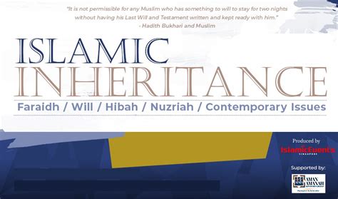 Islamic Inheritance Islamicwealthsg
