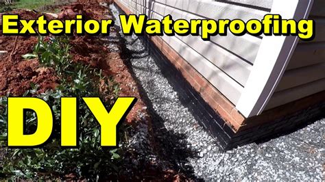 Exterior Waterproofing Complete How To For Do It Yourself Homeowners By Apple Drains Diy