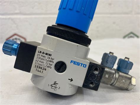 Festo LR D MINI T443 Pressure Regulator P1 Max 16bar 230 Psi 1 6 MPa