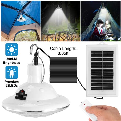 Imountek Solar Camping Lights Portable K Hanging Led Bulb Lamp