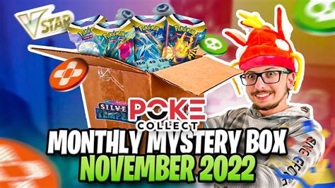 Poke Collect Monthly Pokemon Mystery Box November 2022 Silver Tempest