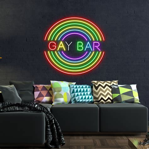 Gay Bar Led Sign Pub Led Sign Wall Decor Gay Bar Neon Sign Custom Neon Sign Bar Led Sign