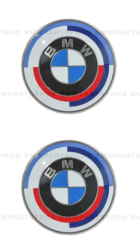 Bmw Oem Th Anniversary Roundel Set X X M X X M Rt Roundels Oem