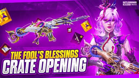 Fools Blessing Scar L Fool S Delight Set Crate Opening In Bgmi